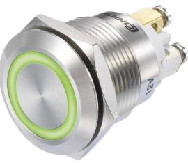 Bell (B24S-ILL) VR STAINLESS STEEL BUTTON WITH ILLUMINATED RING