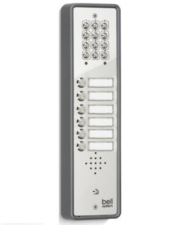 Bell (CS-PB6) PORTABELLO 6 BUTTON SURFACE AUDIO +  KEYPAD PANEL