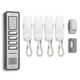 Bell (CS106-4F) COMBINED DOOR ENTRY SYSTEM - 4 STATION FLUSH