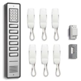 Bell (CS106-6F) COMBINED DOOR ENTRY SYSTEM - 6 STATION FLUSH