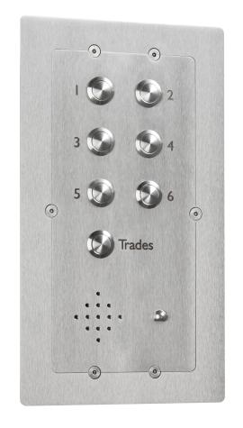 Bell (LCP7) 7 BUTTON V/RESIST PANEL LASER