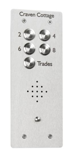 Bell (VRP5) 5 BUTTON V/R PANEL