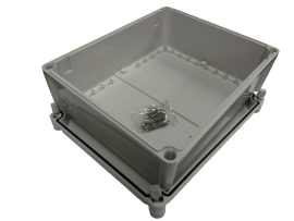 BOXIP66-340-280-130-GGF, IP66 ENCL. 340x280x130mm?W/ FIX KIT