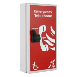 BTA66, Beacon Disabled Refuge Type A Fire Telephone Red Outstation IP66