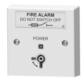 C-Tec (BF326/WF) Fire Alarm Mains Isolator Keyswitch