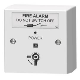 C-Tec (BF326/WSL) Fire Alarm Mains Isolator Keyswitch