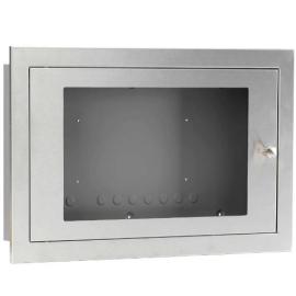 C-Tec (BF359/3S) Glazed Stainless Steel Enclosure, shallow