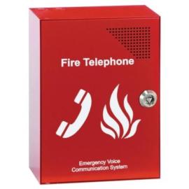 C-Tec (EVC301RLK) Red Fire Telephone Outstation c/w Handset (key lockable)