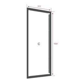 C-Tec (ZBEZL) Flush Mounting Bezel for ZFP Large Cabinet