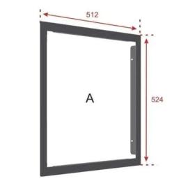 C-Tec (ZBEZS) Flush Mounting Bezel for ZFP Standard Cabinet