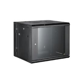 CAB12WB2P550BLK, All-Rack Wall Mounted 2 Part Hinged 12U 550mm Deep Data Cabinet
