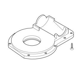CAME (Old Part: 119RIA014) Gearmotor Housing Half Shell