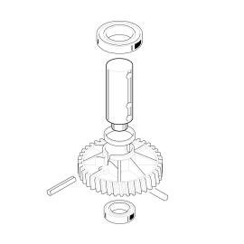 CAME (Old Part: 119RIA015) Reduction Gear Shaft