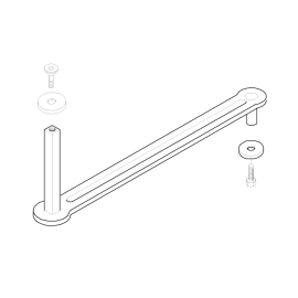 CAME (Old Part: 119RID075) Straight FERNI Connection Arm