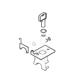 CAME (Old Part: 119RID106) ati manual release lock.