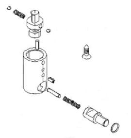 CAME (Old Part: 119RID141) Lock Cylinder Amico A1824