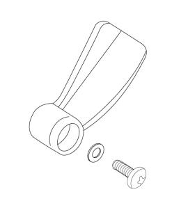 CAME (Old Part: 119RID156) Yellow Release Handle for a F1000 & F1024