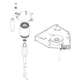 CAME (Old Part: 119RID233) Motor Assembly for F7000-F7001