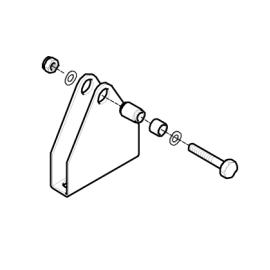 CAME (Old Part: 119RIG148) Bracket for upper spring