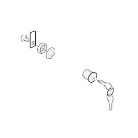 CAME (Old Part: 119RIG213) Lock for G4 Cabinets