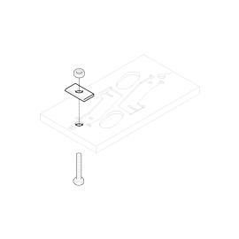 CAME (Old Part: 119RIY006) Base plate for BY/BX