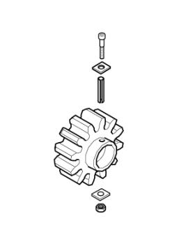 CAME (Old Part: 119RIY066) Reduction gear pinion
