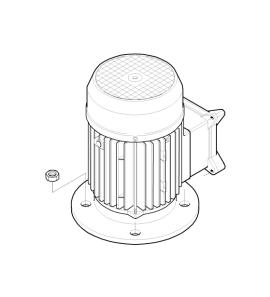 CAME (Old Part: 119RIY070) Motor Assembly For BY3500T