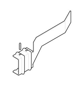 CAME (Old Part: 119RIY078) Couple of limit Brackets BY350