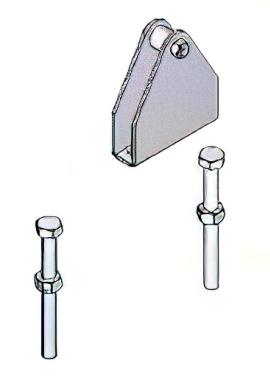 CAME (Old Part: 88003-0107) GT8 Bracket for  upper spring hook