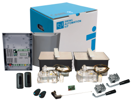 CAME (Old Part: 8K01MI-0596) FRGP23ARL3AC FrogAE 230V Pair Gate Kit w/ Encoder & SS Boxes