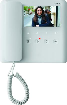 CAME (Old Part: AGT V) AGT Video Monitor with Handset - White
