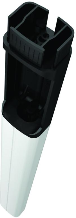 CAME (Old Part: DIR-CGP) PVC Post Extender RAL 9006 H = 500mm (Silver)