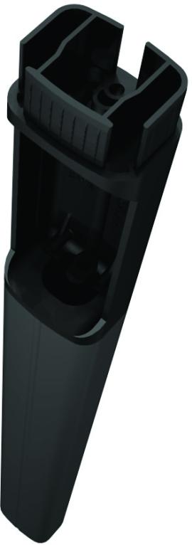 CAME (Old Part: DIR-PN) Black Anodised Post Extension for DIR series - height 500mm
