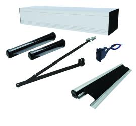 CAME (Old Part: FLUO-300-PUSHA) Articulated push arm kit for single door up to 300kg