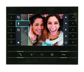 CAME (Old Part: FUTURA IP BK) IP colour hands-free video receiver (Black)