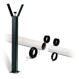 CAME (Old Part: G0121) 6.2 M and 6 M Tubular Barrier Arm with Fixed Support G12