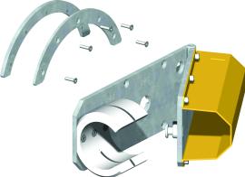 CAME (Old Part: G028011) Tipping bar support for G02000 / G04000 / G06000