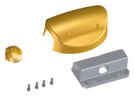 CAME (Old Part: G03003) Bar fitting and cover for G03001/G03750