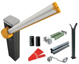 CAME (Old Part: GT4-4M-KIT) GT4 Barrier Kit 24V for road widths up to 4m