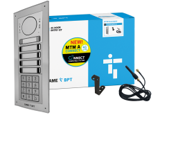 CAME (Old Part: MTMFKA4G10DNP) MTM 4G Audio Kit Flush 10 buttons w/ Keypad -No Power Supply