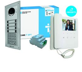 CAME (Old Part: MTMFKAGV7D) MTM 7 Way Video with Keypad Flush Kit to AGT Handset