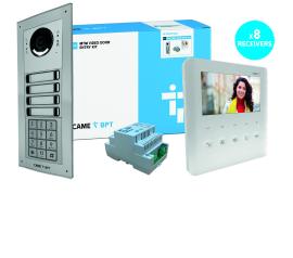 CAME (Old Part: MTMFKPLV8D) MTM 8 Way Video with Keypad Flush Kit to PLX Handset