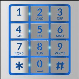 CAME (Old Part: MTMFNA) Access Control Keypad Module Front Plate