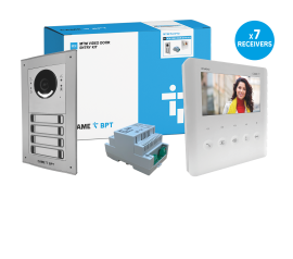 CAME (Old Part: MTMFPLVIP7D) MTM 7 Way Video Flush Kit - PLX IP Monitor