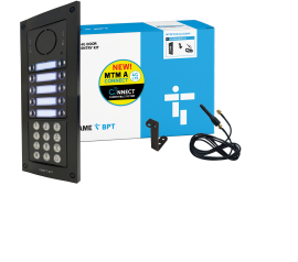 CAME (Old Part: MTMFVRKA4G10DNP) MTM 4G Zamak Audio Flush 10 but w/ Keypad - No Power Supply