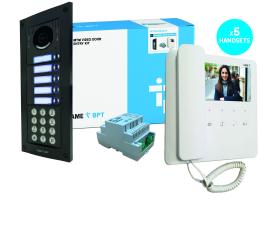 CAME (Old Part: MTMFVRKAGV5) MTM VR 5 Way Video with Keypad Flush Kit to AGT Handset