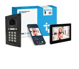 CAME (Old Part: MTMFVRKIP5B1) MTM VR 1 Way Video & Keypad Flush Kit - XTS IP 5 Black