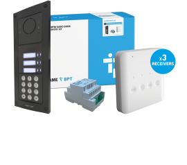 CAME (Old Part: MTMFVRKPLA3) MTM VR 3 Way Audio w/ Keypad Flush Kit to PLX Audio Receiver