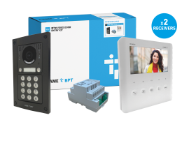 CAME (Old Part: MTMFVRKPLVIP2D) MTM VR 2 Way Video & Keypad Flush Kit - PLX IP Monitor