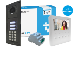 CAME (Old Part: MTMFVRKPLVIP3 WIFI) MTM VR 3 Way Video & Keypad Flush Kit - PLX IP Monitor